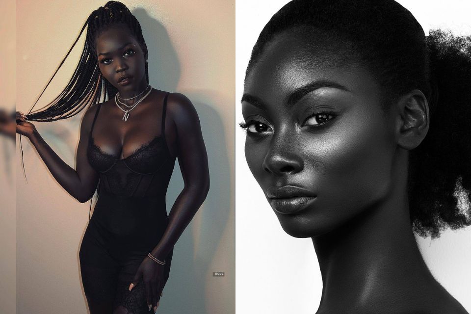 blackest person in the world